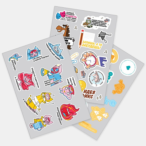 Наклейки из ПВХ Sticker Pack на заказ, S - рис 2.
