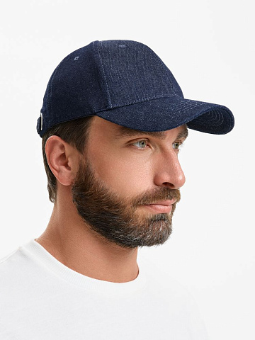 Бейсболка Denimate, темно-синяя - рис 7.