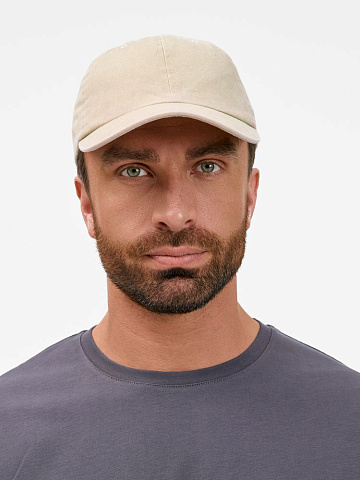 Бейсболка Berwi, бежевая - рис 8.