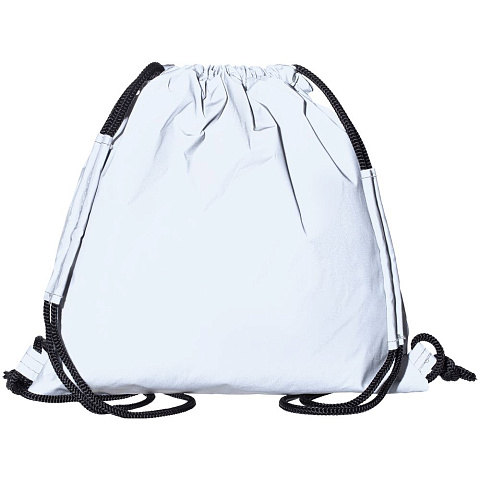 Детский рюкзак-мешок Manifest из светоотражающей ткани, серый - рис 5.