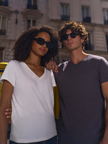 Футболка женская Regent Women с V-образным вырезом, молочно-белая - рис 12.