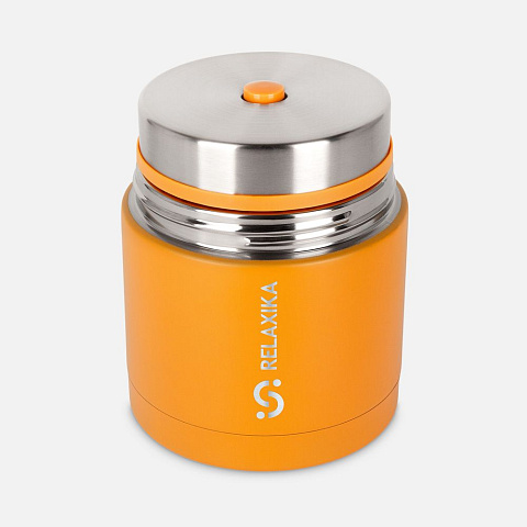 Термос для еды Relaxika 500, желтый - рис 4.