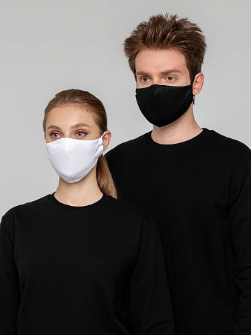 Маска для лица, белая - рис 11.