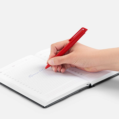 Ручка шариковая Senator Kantaro, матовая, красная - рис 8.