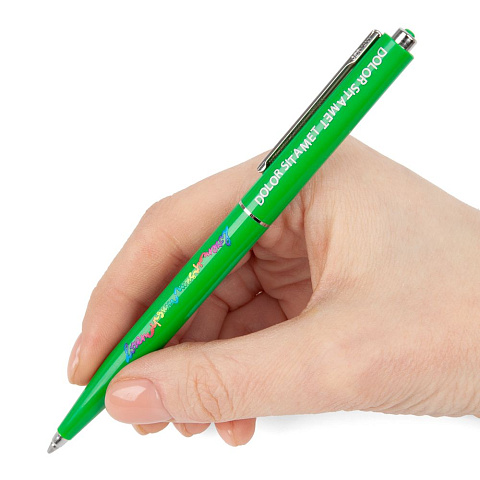 Ручка шариковая Senator Point, ver.2, зеленая - рис 5.