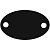 Шильдик металлический Alfa Oval, черный - миниатюра - рис 2.