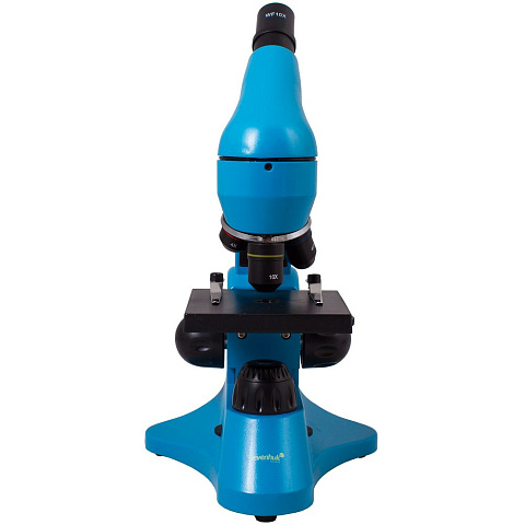 Монокулярный микроскоп Rainbow 50L с набором для опытов, голубой - рис 5.
