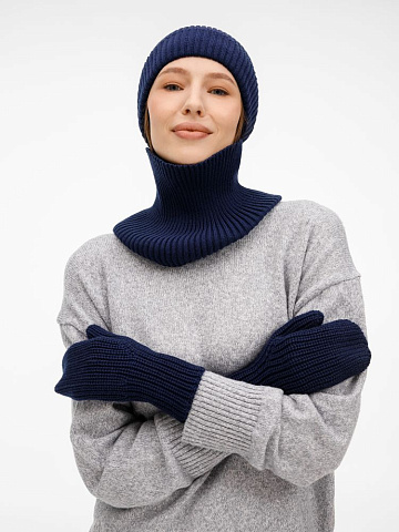 Варежки Catch Match, темно-синие - рис 6.