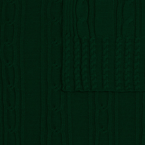 Плед Remitti, темно-зеленый (хвойный) - рис 4.