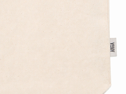 Сумка Твил из хлопка, 210 г/м2, натуральный - рис 5.