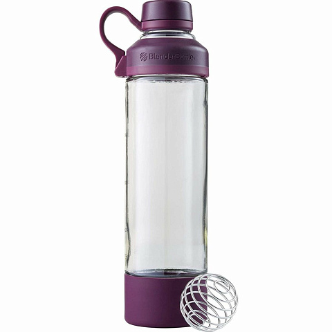 Спортивная бутылка-шейкер Mantra, фиолетовая (сливовая) - рис 2.