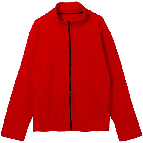Куртка флисовая унисекс Manakin, красная - рис 2.