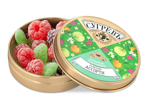 Ж/б монпансье СУГРЕВЪ ассорти