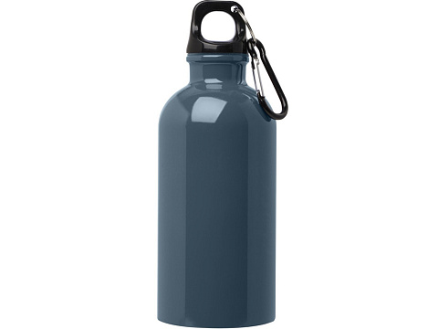 Одностенная бутылка для воды с карабином Oregon, изготовленная из нержавеющей стали, сертифицированной по стандарту RCS, объемом 400 мл - Hale Blue - рис 2.