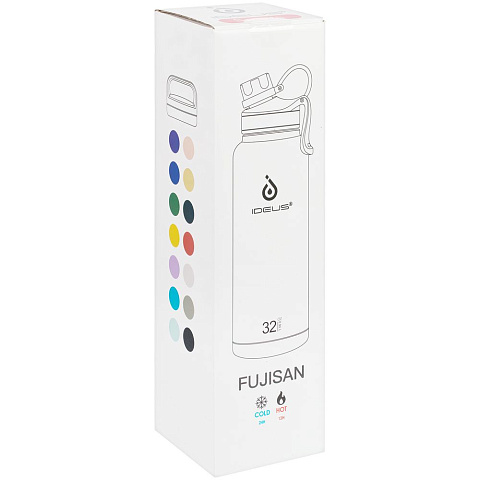 Термобутылка Fujisan XL, белая (молочная) - рис 2.
