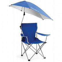 Складной стул с зонтом для рыбалки и отдыха