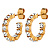 Серьги RAQUEL SG CRYSTAL Dyrberg Kern 460064 - миниатюра - рис 2.