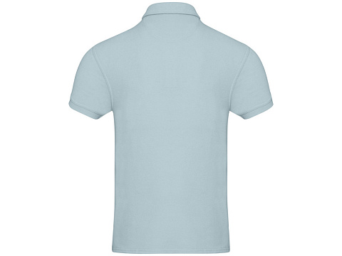 Рубашка поло унисекс Akoya из переработанного махрового материала - Cloud Blue - рис 3.