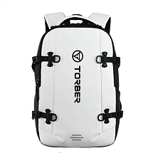 Рюкзак спортивный TORBER Xtreme 18, белый/чёрный, 31 х 12 х 46 см, 17л