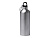 Бутылка LUWAK/ЛЮВАК из переработанной нержавеющей стали с карабином, серебристый - миниатюра