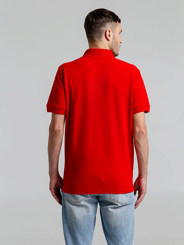 Рубашка поло мужская Virma Premium, красная - рис 8.
