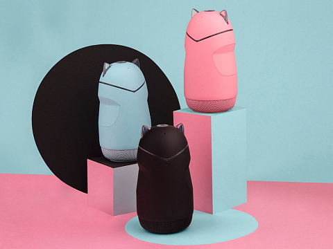 Портативная акустика Rombica Mysound Kitty 3C, розовый (Р) - рис 9.