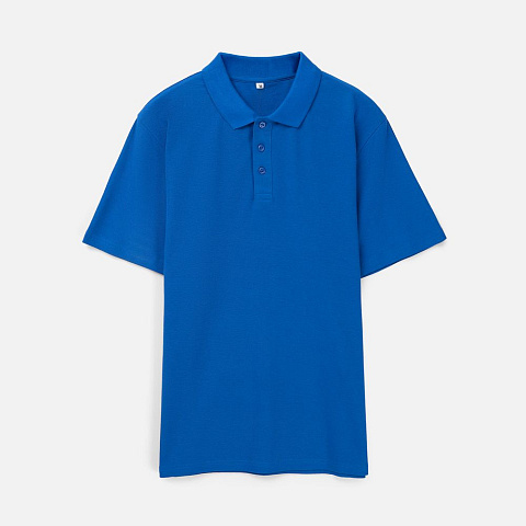 Рубашка поло унисекс Tervise, ярко-синяя - рис 2.