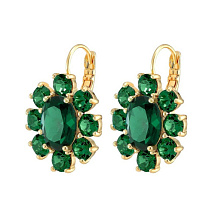 Серьги VALENTINA SG GREEN Dyrberg Kern 390073
