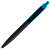 Ручка шариковая Prodir QS01 PRT-P Soft Touch, черная с голубым - миниатюра - рис 5.