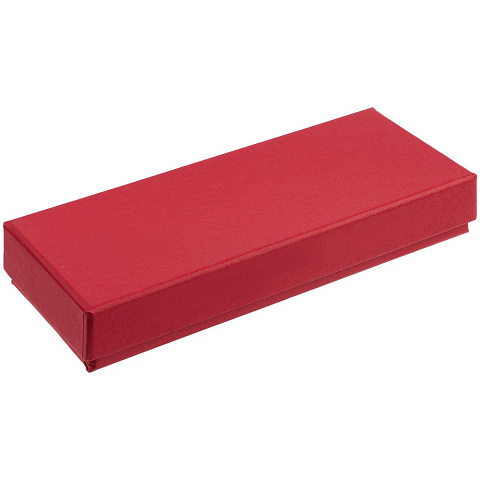 Коробка Notes с ложементом для ручки и флешки, красная - рис 2.