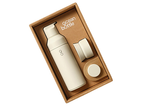Подарочный набор Ocean Bottle 3-в-1 объемом 500 мл - Sandstone - рис 5.