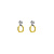 Серьги GRETA GOLD/SILVER Ciclon A220619 G/S - миниатюра