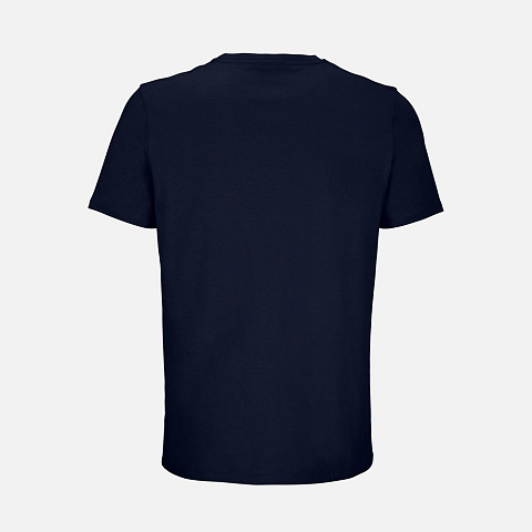 Футболка унисекс Lyam, темно-синяя - рис 3.