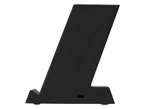 Беспроводная зарядка-подставка с подсветкой Glow box, черный (Р) - рис 6.