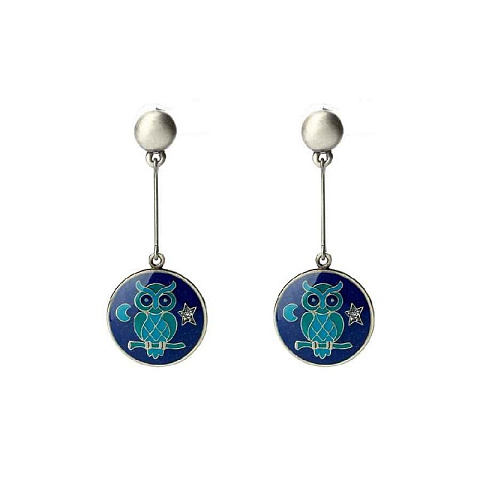 Серьги сова Clara Bijoux A35535.15.TC BL