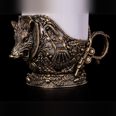 Кофейный набор «Лесной трофей — Кабан» - рис 5.