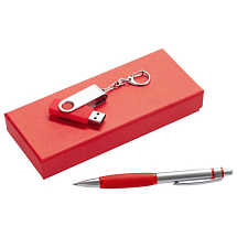 Подарочный набор "Флешка + ручка" 16 Гб