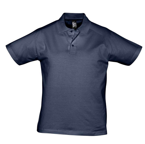Рубашка поло мужская Prescott Men 170, кобальт (темно-синяя) - рис 2.