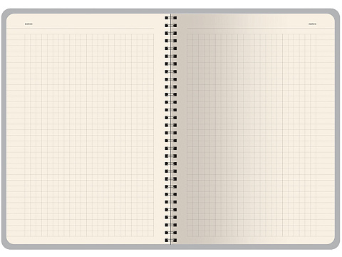 Бизнес тетрадь на гребне А5 Pragmatic, 60 листов в клетку, карибский синий - рис 4.