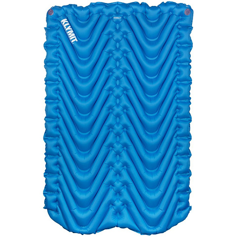 Надувной коврик Static V Double, синий - рис 4.