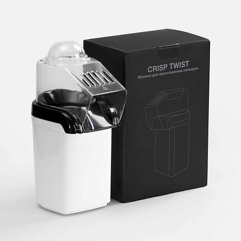 Машина для приготовления попкорна Crisp Twist, белая - рис 8.