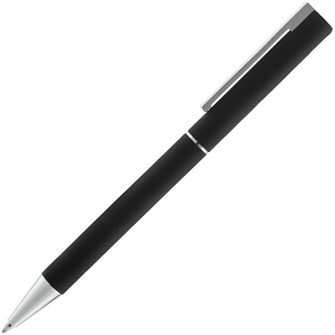 Ручка шариковая Blade Soft Touch, черная - рис 4.