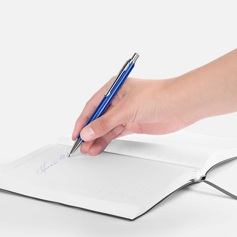 Ручка шариковая Arvent Glossy, синяя - рис 6.