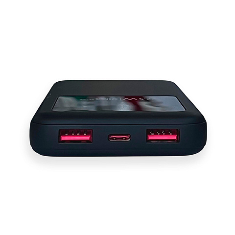 Внешний аккумулятор Kris soft touch, 10000mAh (Чёрный) - рис 6.