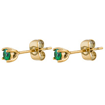 Пусеты GREEN Fiore Luna AE03187-8 G/G