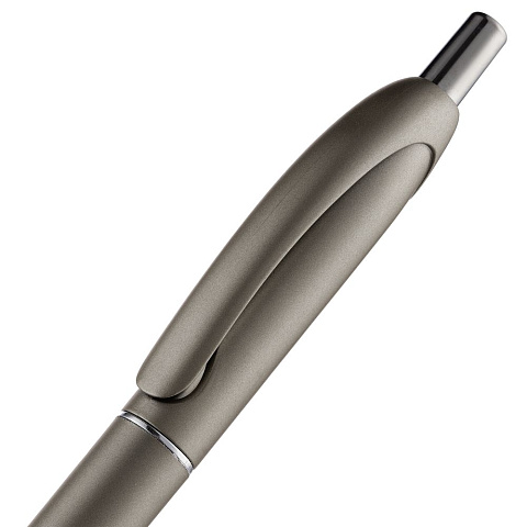Ручка шариковая Bright Spark, серый металлик - рис 6.
