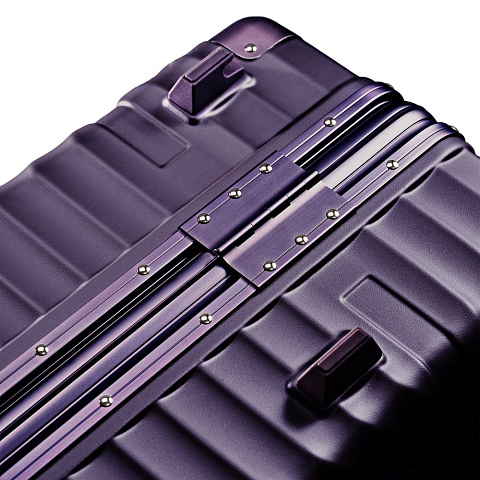 Чемодан Aluminum Frame PC Luggage V1, фиолетовый - рис 7.