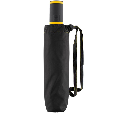 Зонт складной AOC Mini с цветными спицами, желтый - рис 3.