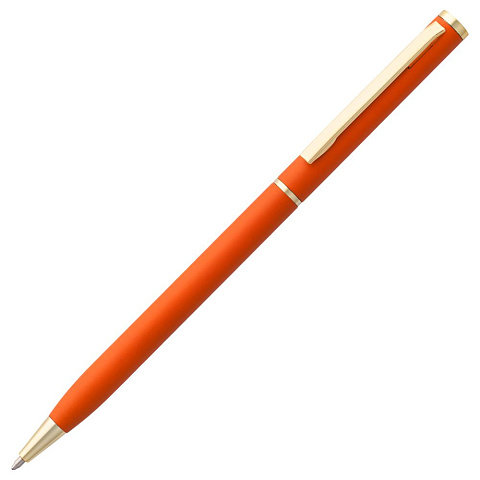 Ручка шариковая Hotel Gold, ver.2, матовая оранжевая - рис 2.