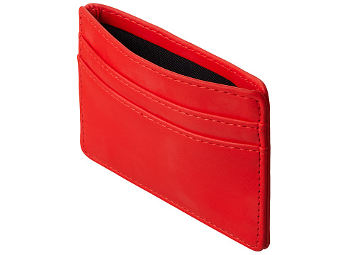 Картхолдер для двух карт и наличных денег с зажимом Crave, красный - рис 6.